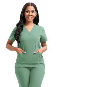 เสื้อคลุมสำหรับห้องแล็บที่นุ่มลื่นสำหรับผู้หญิงผู้ชายเสื้อโค้ทให้คำปรึกษาป้องกันไฟฟ้าสถิตย์สำหรับโรงพยาบาลฤดูร้อน - Product Image 1