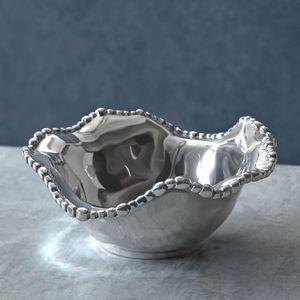 Centro de Mesa Decorativo Moderno con Base de Metal Pulido Ecológico para el Hogar y la Mesa de Comedor, Tazón de Exhibición de Hierro - Product Image 1