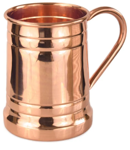 Copa de cóctel de cobre de 500ml al por mayor con asa, espejo clásico, cerveza, vodka, mula de Moscú, respetuosa con el medio ambiente, logotipo personalizado para viajes - Product Image 3