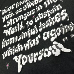 100 % Cotton T shirt For <b>Men</b> Loose Fit Printed T Shirt Breathable Quick Dry Anti-Wrinkle Customized Logo Printing OEM Service - Product Image 5