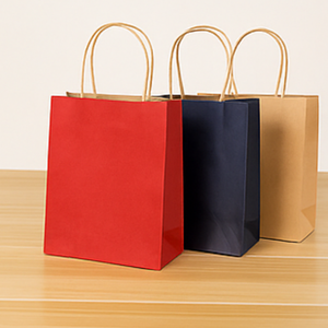 Bolsas de Papel Ecológicas de Lujo con Recubrimiento de Lámina Dorada para Boutiques y Supermercados - Product Image 4