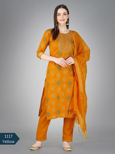 นวมคลุมหน้าสไตล์อินเดียปากีสถานพร้อมทําชุดผ้าฝ้ายผู้หญิงเย็บชุดผู้หญิงที่สง่างาม - Product Image 5