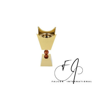 Quemador de incienso Bakhoor de Metal dorado de primera calidad, para el hogar Decoración de mesa, soporte de incienso, difusor de aromaterapia para el hogar y la Oficina - Product Image 2