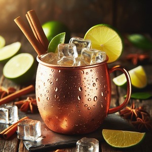 Meilleures ventes pour Amazon 550ml de tasses à boire en céramique de cuivre Vente rapide 18.5oz en acier inoxydable martelé Moscow Mule et tasses à bière - Product Image 2