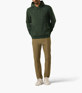 เสื้อฮู้ดผ้าฝ้ายแบบสวมหัวมีฮู้ดสำหรับผู้ชายเสื้อสเวตเตอร์แบบสวมหัวมีฮู้ดโลโก้แบบกำหนดเอง - Product Image 2