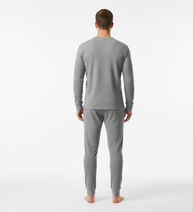 Arctic Shield Grey Men Thermal Suit Soft Full Sleeve Breathable Warm Winter Clothing Apparel - Product Image 4