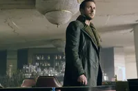 Veste en cuir imperméable à capuche et col montant en peau de mouton pour homme, motif léopard noir, style aviateur, pour l'hiver, service OEM personnalisé