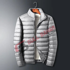 Veste légère à bulles d'air imprimée OEM en gros avec logo personnalisé pour hommes Veste d'hiver à col montant de haute qualité - Product Image 5