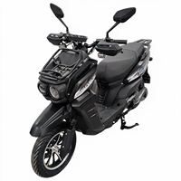 Trottinette à deux roues en graphène 1500W 72V20Ah pour unisexe, vitesse maximale de 51-65 km, suspension intégrale, moteur sans balais, contrôle par application, capacité de 200 kg