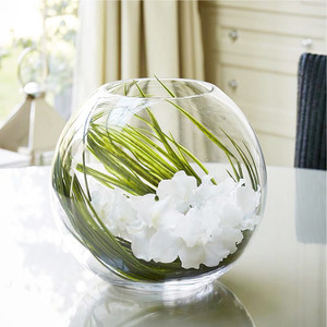 VBW0008 - Florero de Vidrio Transparente con Forma de Burbuja - 8 Pulgadas - Product Image 4