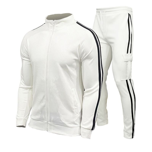 Dernier design, vente en gros, survêtement décontracté à capuche personnalisé, vêtements de sport unis, survêtement de fitness, ensemble deux pièces pour hommes, séchage rapide - Product Image 4