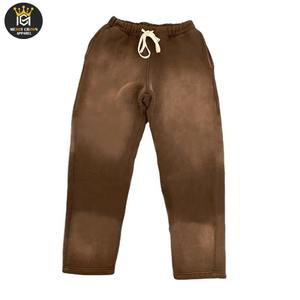 Survêtement délavé à l'acide de grande taille pour hommes Ensembles de jogging de marque privée Tech Fleece Jogging Sweat Suits Jogger Set - Product Image 5