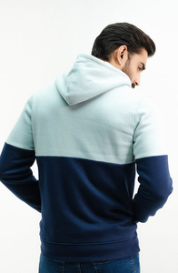 Sweat-shirt à capuche 100% coton avec fermeture éclair complète pour hommes, avec cordons de serrage personnalisés - Product Image 4