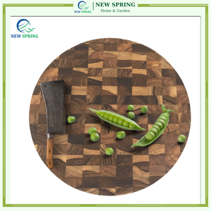 Planche à découper durable en bloc de boucher en bois de teck haut de gamme pour une utilisation en cuisine - Product Image 3