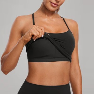 Débardeur dos nu à bretelles pour femmes Sexy Slim Fit Yoga Gym Sports Vest Activewear Sleeveless Summer Workout Crop Shirt - Product Image 6