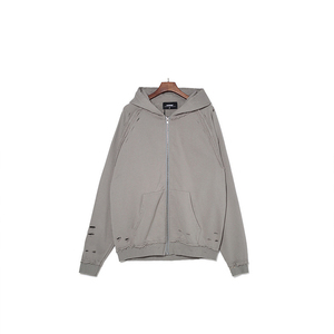 Sweat à capuche personnalisé à fermeture éclair de poids lourd pour hommes, pull-over simple à capuche personnalisé au meilleur prix - Product Image 5