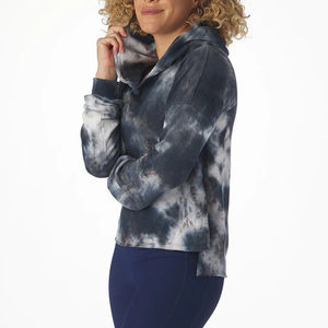 Venta al por mayor de las mujeres ropa de entrenamiento sudaderas deportivas Running Pullover Hoodie Custom Gym Women's Hoodie - Product Image 5