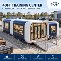 Studio di Apprendimento Prefabbricato Isolato Apple Pod House da 40 piedi a Installazione Rapida per Aula Scolastica e Progetti Educativi