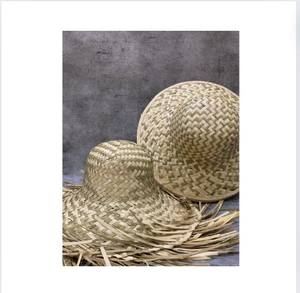 Chapeau de paille écologique fait à la main de haute qualité accessoire de mode de plage pour la Protection solaire chapeau de paille unisexe pour les activités de plein air - Product Image 3