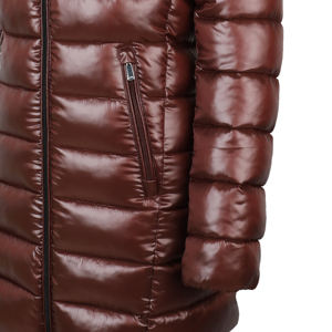 Men's Fashion Casual <b>Cotton</b> <b>Padded</b> Jacket Thick Winter Hooded Coat with Bubble Design Streetwear Style 5XL Size Front Logo - Product Image 5