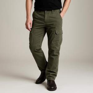 <b>Men's</b> <b>Lightweight</b> Canvas Cargo Pants Elastic Waist Full Length Casual <b>Trousers</b> Fashionable Pockets <b>Summer</b> Fall Daily Wear - Product Image 3