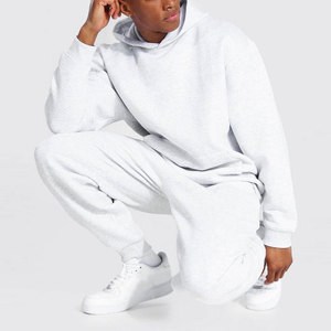 Survêtements surdimensionnés à manches longues personnalisés pour hommes pour l'hiver Ensemble respirant avec col à capuche Technique imprimée Marque privée - Product Image 3