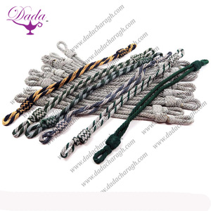 สายฝามาคราเม่สีทองพร้อมผิวเคลือบสำหรับอุปกรณ์ตัดเย็บเสื้อผ้าเครื่องแบบพิธีการ - Product Image 4