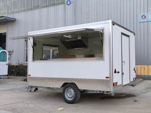 Food Cart Beverage Vending Cart Outdoor Mobile Fast Food Trailer Customized Food Truck With Full Kitchen For Sale - Product Image 6