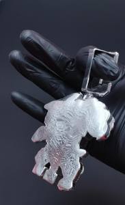 Colgante de Dragón con Número 5, Moissanita, Criatura de Fantasía, Estilo Hip Hop, con Plata de Ley 925, Joyería Fina, Colgantes y Dijes - Product Image 3