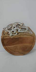 Plateau de service en nacre, design tendance, idéal pour le Ramadan, l'Aïd, décoration chocolat, style arabe, Ramadan, Aïd - Product Image 5