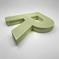 Lettres en relief 3D LED personnalisées, enseigne publicitaire extérieure, logo d'entreprise rétroéclairé imperméable pour les devantures de magasins et