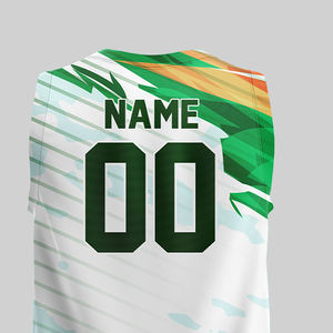 Sublimación personalizada impresa precio barato 7v7 camiseta de fútbol para unisex personalizado completo 7V7 camiseta de fútbol en color sólido - Product Image 5
