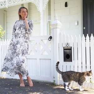 Timeless Tropics mujer 100% algodón Maxi vestido Casual bohemio ligero verano playa vestido Tropical estampado transpirable Suelto - Product Image 4