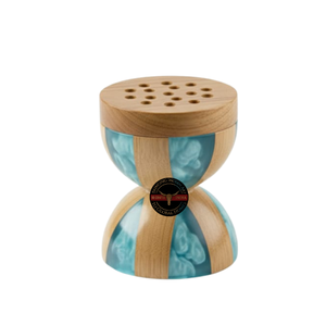 Brûleur d'encens décoratif en bois d'acacia pour l'aromathérapie, la méditation, le yoga et la décoration intérieure à usage religieux Design durable et élégant - Product Image 5