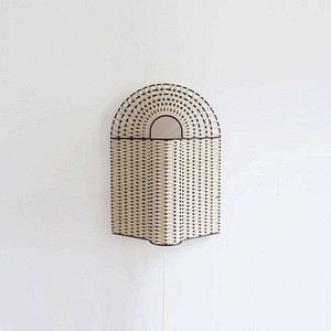 Lámpara de Pared de Ratán Vintage en Oferta, con Pantalla Tejida a Mano, Lámparas LED para Decoración del Hogar, Color y Tamaño Personalizables - Product Image 2
