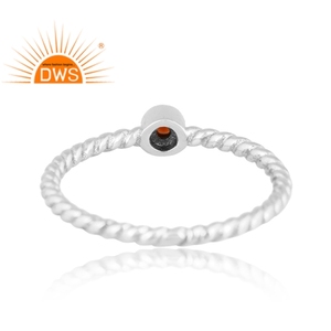 Latest Trending Fine Sterling Silver Natural Garnet Gemstone <b>Statement</b> <b>Ring</b> Custom Jewelry Manufacturer - Product Image 4