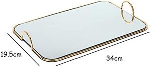 Bandeja de metal para sala de estar, bandeja de exhibición, collar para el hogar, bandeja de almacenamiento, decoración del hogar - Product Image 2