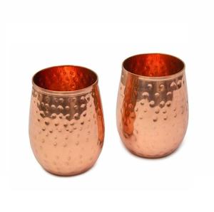 Vaso de Cobre Personalizado de Último Diseño, Vaso de Cobre con Diseño Martillado, Vasos Aislantes, Accesorios de Cocina - Product Image 2
