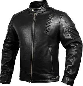 Chaquetas de motocicleta de ajuste personalizado para hombres con acolchado protector de estilo Streetwear y comodidad de conducción diaria - Product Image 3