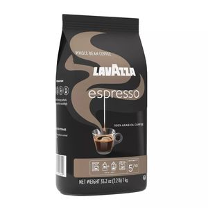 Lavazza-Café de grano entero Super Crema, tostado medio de café expreso, mezcla de Arábica y Robusta, bolsa de 2,2 LB - Product Image 5