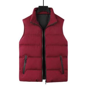 2025 Men's High Quality Breathable Winter Cotton Fleece Vest <b>Casual</b> OEM Warm Sleeveless Jackets Outwear Outer Wear <b>Waistcoat</b> - Product Image 3