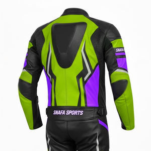 ชุดแข่งรถมอเตอร์ไซค์หนัง ป้องกันลม สำหรับกิจกรรมกลางแจ้ง ชุดมอเตอร์ไซค์ขายดี ราคาประหยัด - Product Image 5