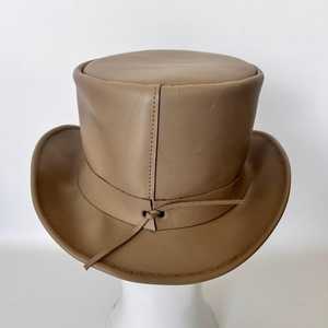 Chapeau de cowboy occidental en cuir imprimé unisexe, taille XXL réglable, décontracté, quatre saisons, pour adultes - Product Image 1