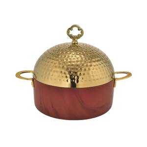 Cazuela de cocina de acero inoxidable y madera de Calidad exclusiva, calentador de alimentos de tamaño personalizado hecho a mano - Product Image 5