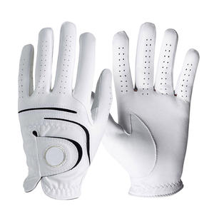 Gants de golf en cuir véritable de style professionnel pour unisexe avec paume évacuant l'humidité - Product Image 6
