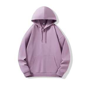 Unisex Oversized Pullover Hoodie Premium <b>Fleece</b> <b>Sweatshirt</b> Casual Streetwear Fashion Solid Color Custom Wholesale OEM ODM Hoodie - Product Image 3