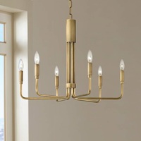 Lampe de lustre LED moderne de qualité supérieure pour les salons et les espaces commerciaux disponibles à un prix abordable
