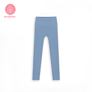 Mukasa Skin-Friendly Blue Pilates Pantalones de yoga Estilo sólido - Product Image 6