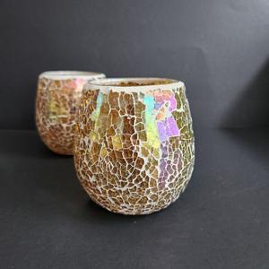 Portavelas Votivo Moderno de Cera de Abeja Hecho a Mano, Altamente Perfumado, para Centro de Mesa de Boda o Decoración Navideña del Hogar - Product Image 2