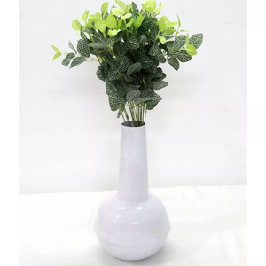 Modern Hot Vantage Hot Selling Unique Color Fancy Simple Table Top Hot <b>Sale</b> Iron Powder Coated Fancy <b>Flower</b> <b>Vase</b> with Home Decor - Product Image 5